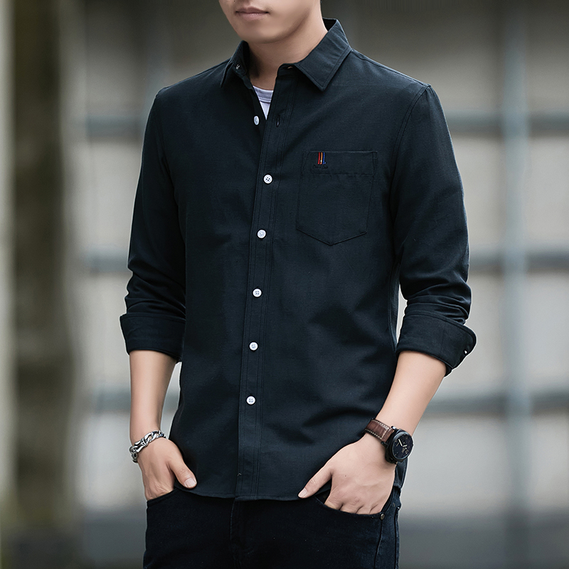 Mens Linen Shirt Long Sleeve - Sportjack met lange mouwen Linnen herenoverhemden