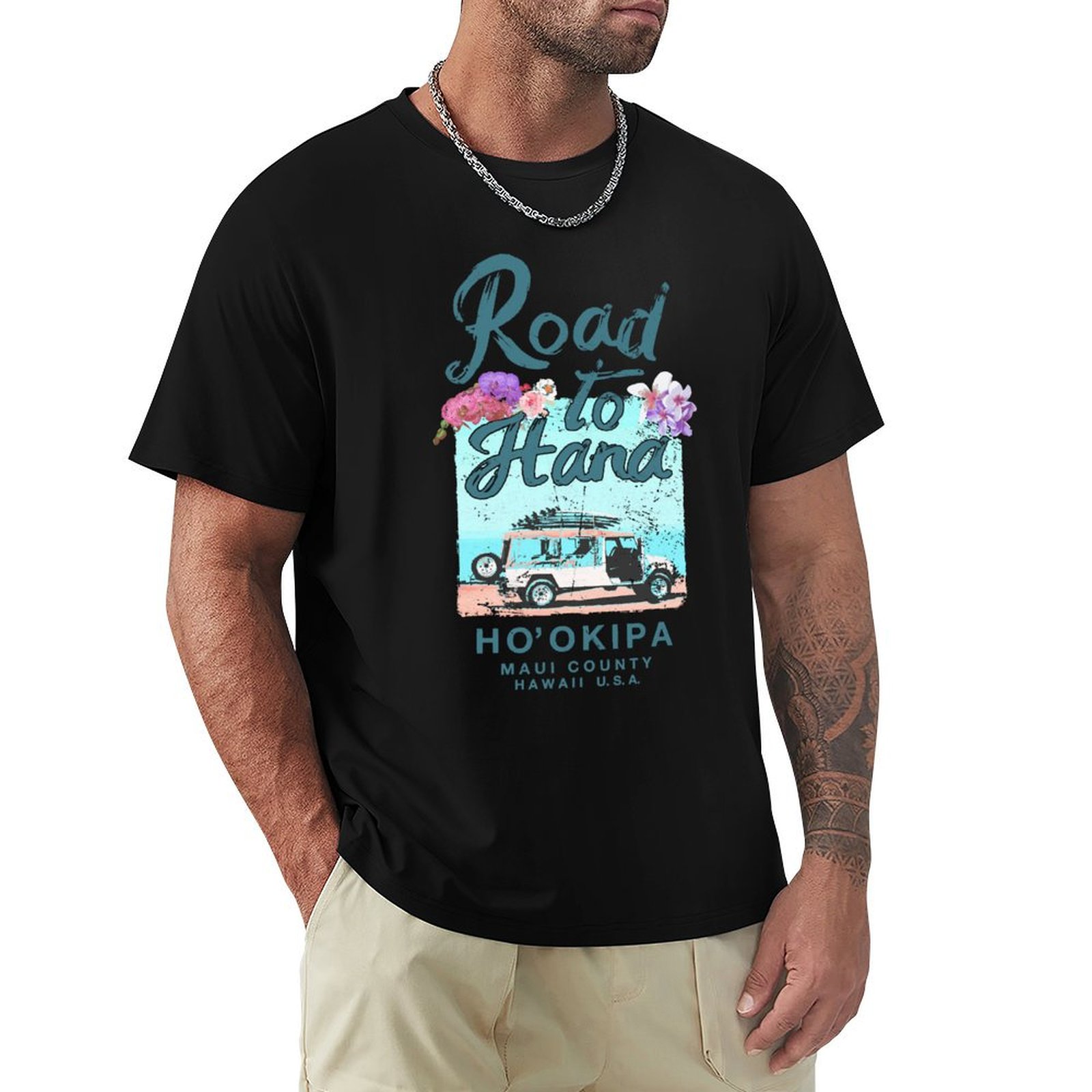 Road to Hana Maui Hawaii Vinta - Vintage Hawaiian Floral Shirt recensie en prijs