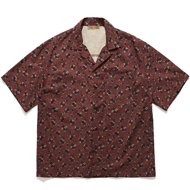 Japanse retro etnische stijl C - Vintage Hawaiian Floral Shirt recensie en prijs