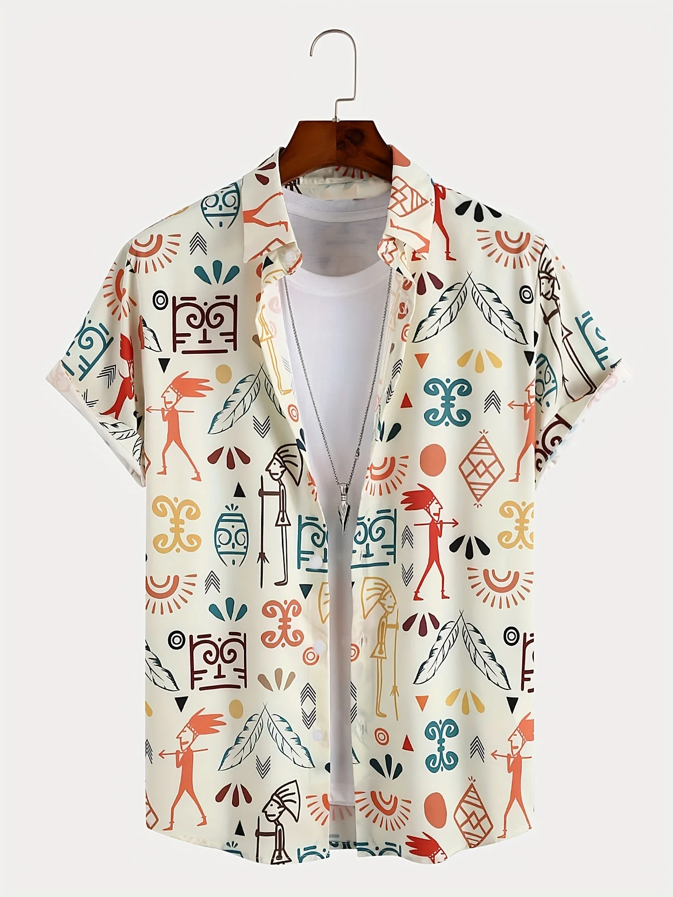 Ademende dunne stof Multi-stij - Vintage Hawaiian Floral Shirt recensie en prijs