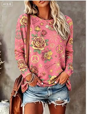 Dames T-shirt met lange mouwen - T-Shirts recensie en prijs
