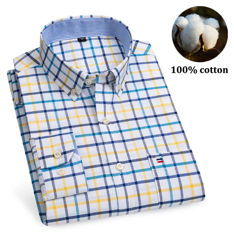 Herenoverhemden van 100% katoe - Oxford Cotton Casual Shirt Business recensie en prijs