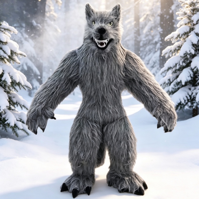 Groot opblaasbaar grijs wolven - Suits recensie en prijs