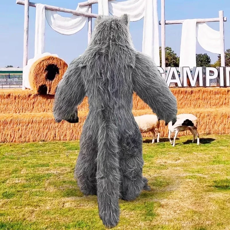 Groot opblaasbaar grijs wolven - Suits recensie en prijs